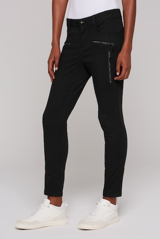 Soccx Slim fit Jeans 'MI:RA' in Black: front