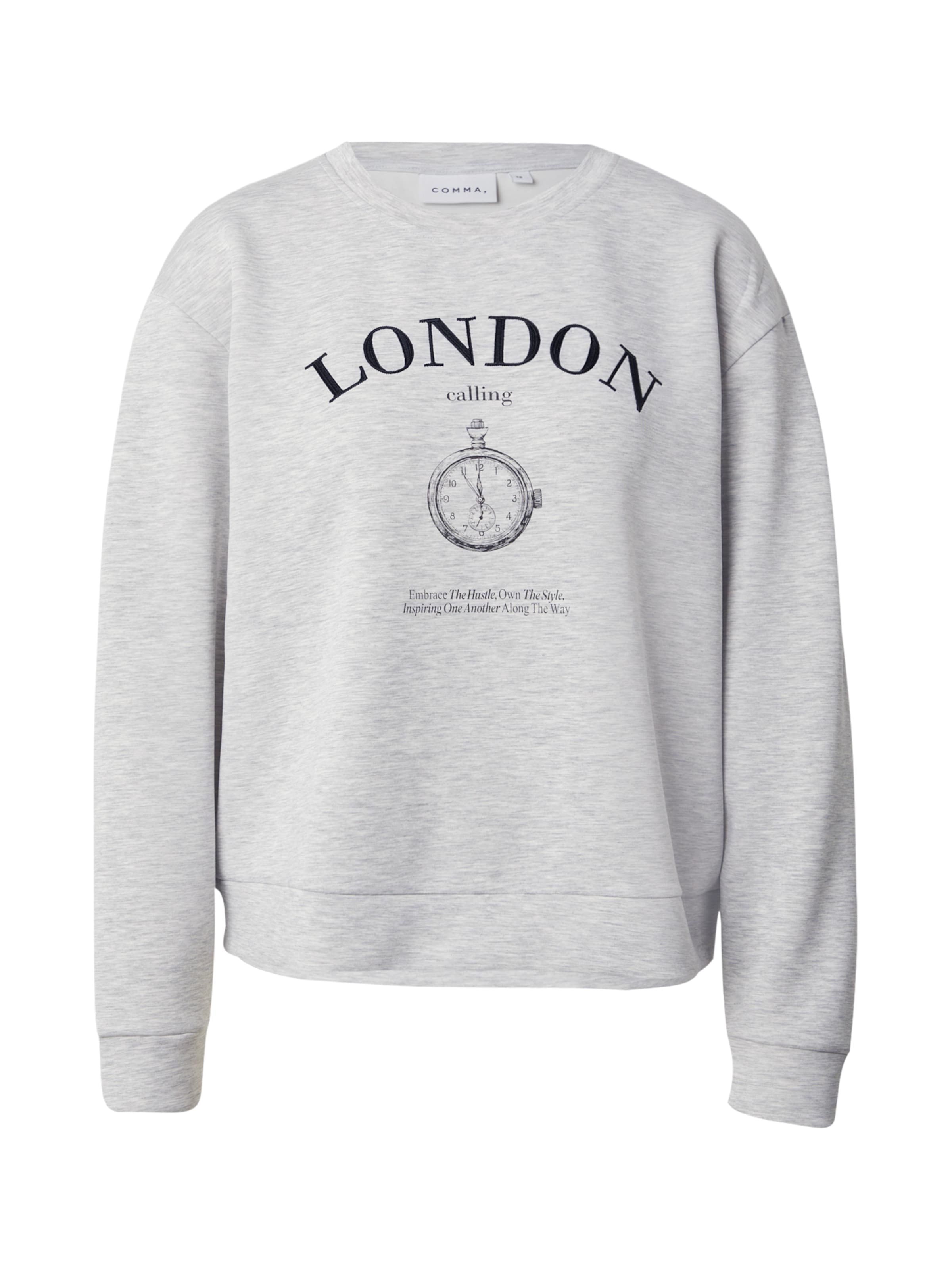 COMMA Tréning póló - szürke: elől