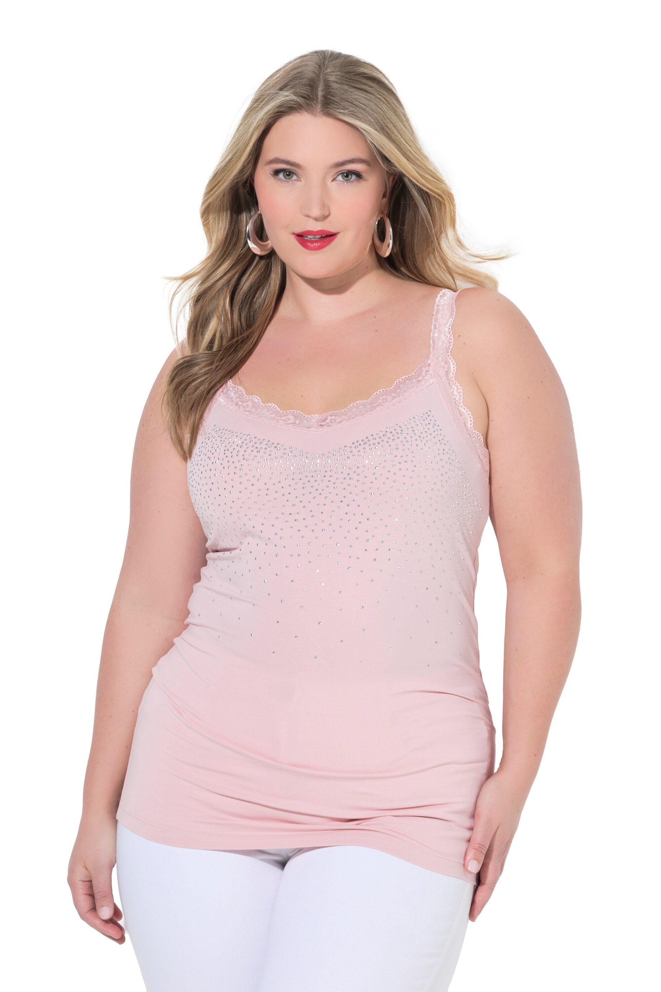 MIAMODA Top in Pink: front
