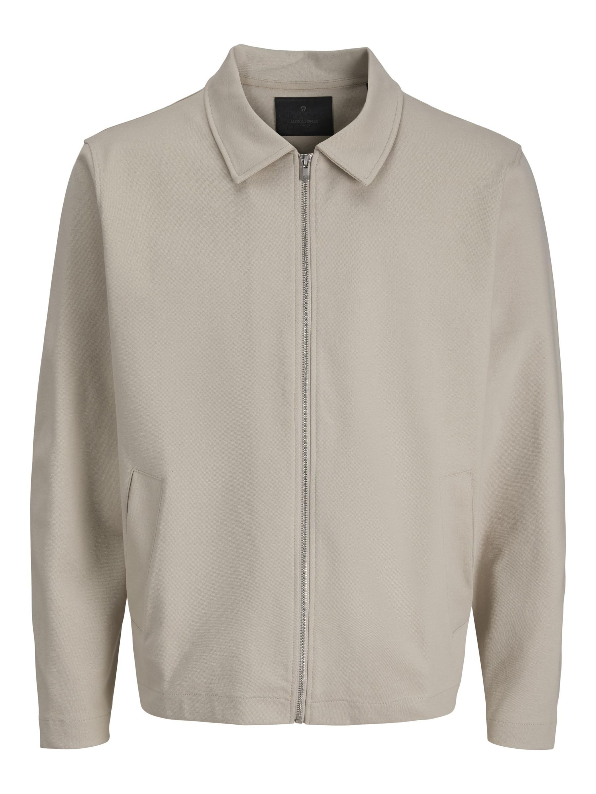 JACK & JONES Sweatjakke i grå: forside