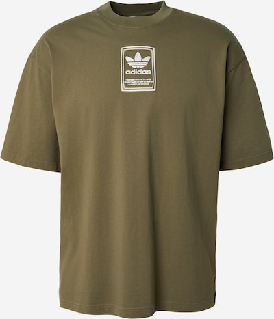 ADIDAS ORIGINALS Majica veličine XS u maslinasta / bijela, Pregled proizvoda