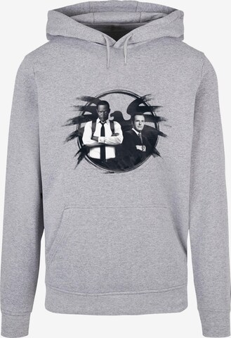 ABSOLUTE CULT Sweatshirt 'Captain Marvel - Nick Fury Shield' in Grey: front