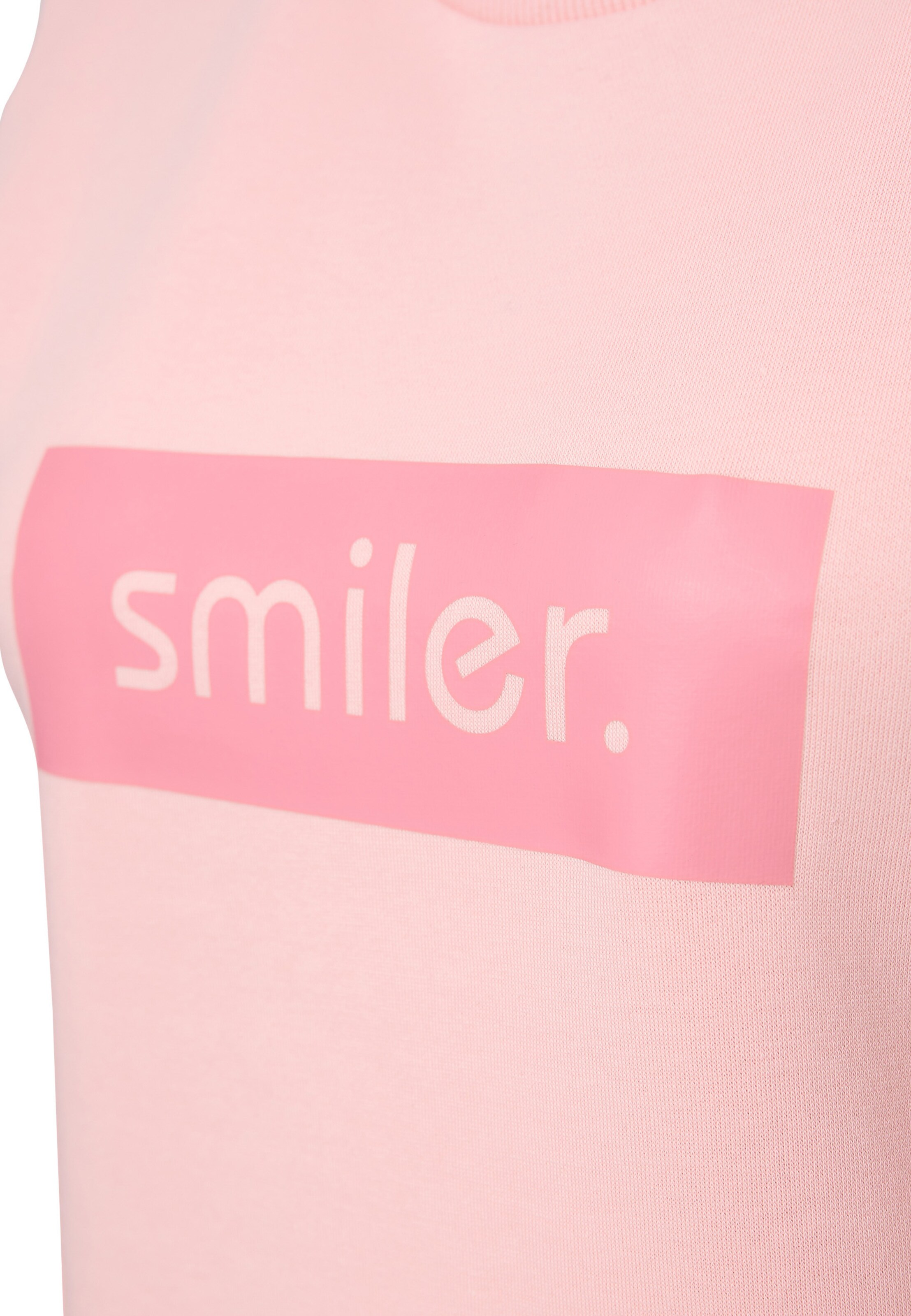 smiler. Sweatshirt 'Cuddle' in Pink