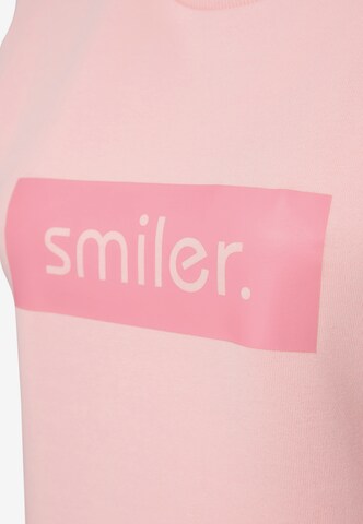 smiler. Sweatshirt 'Cuddle' in Roze