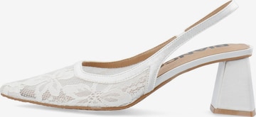 Bianco Slingpumps 'Maralyn' i hvid: forside