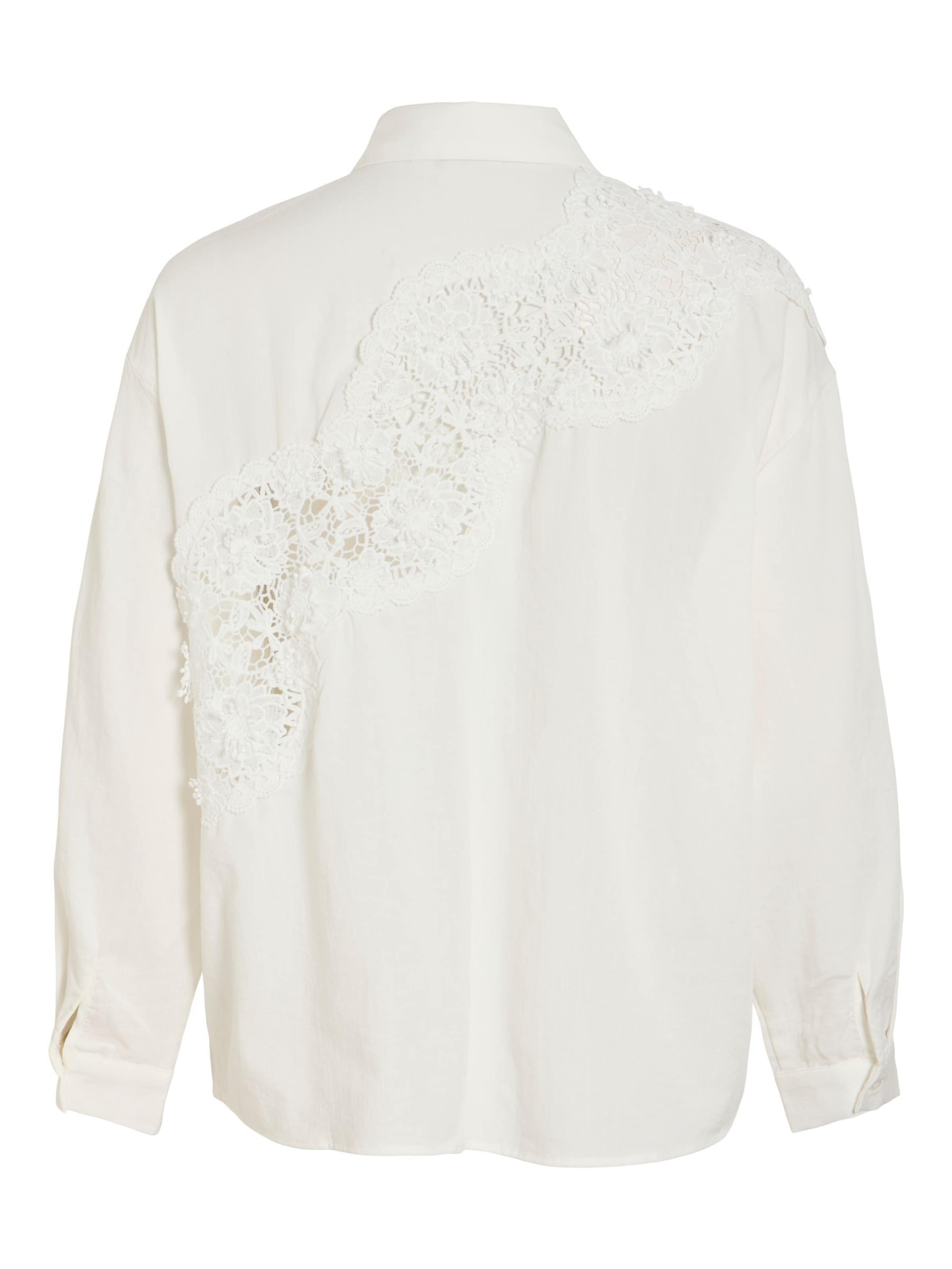 Chemisier 'VICarlota' VILA en blanc