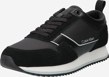 Calvin Klein Rövid szárú edzőcipők - fekete: elől