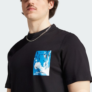 ADIDAS ORIGINALS Shirt 'Adventure Graphic' in Black