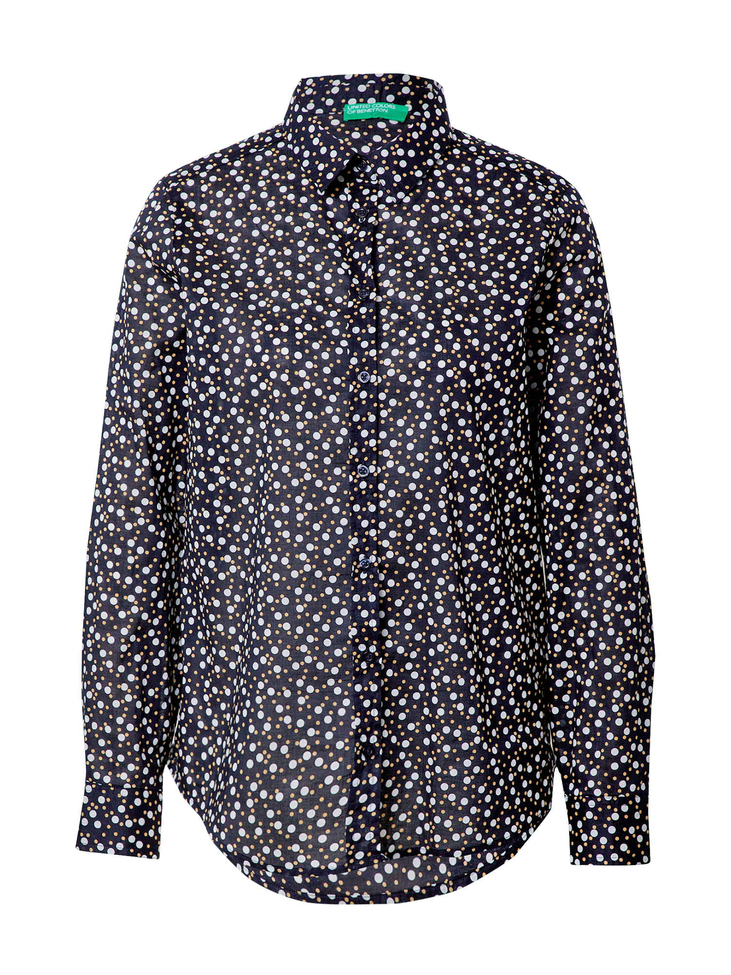 2EwuC Abbigliamento UNITED COLORS OF BENETTON Camicia da donna in Blu Notte 