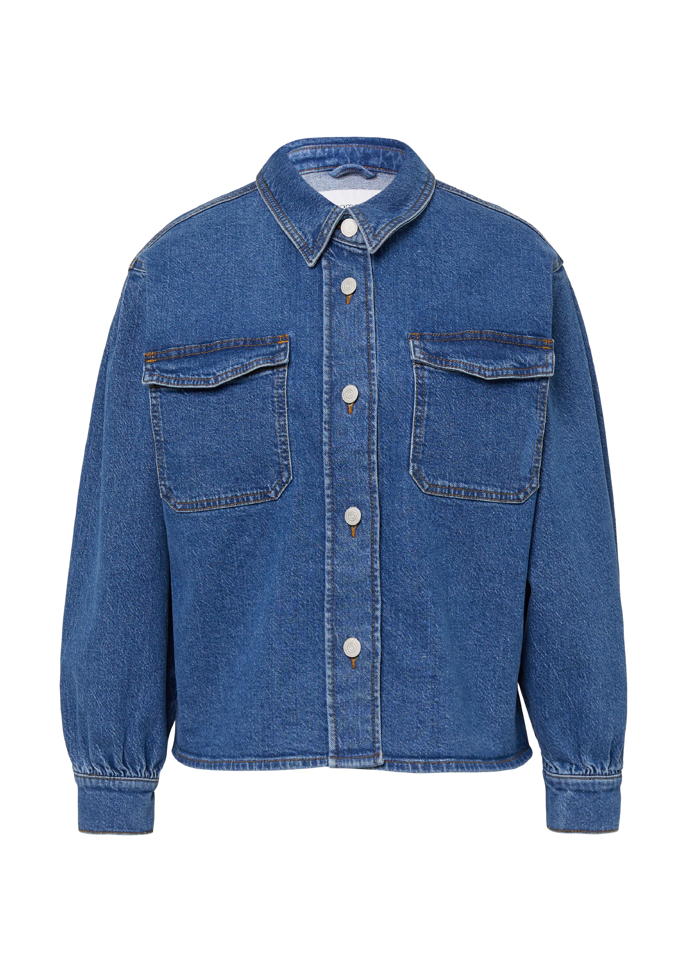 comma casual identityPrijelazna jakna - plava boja: prednji dio