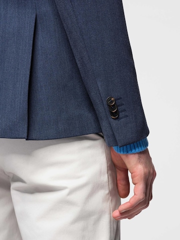 Coupe regular Veste de costume Ombre en bleu