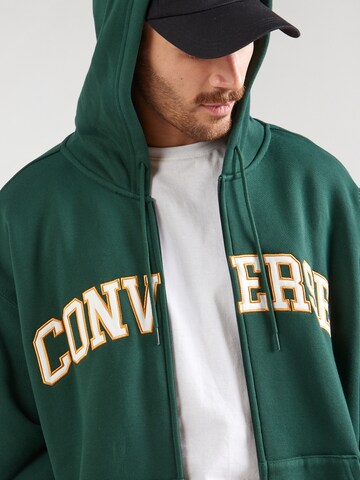 CONVERSE Sweatjacke 'Retro Truck' in Grün
