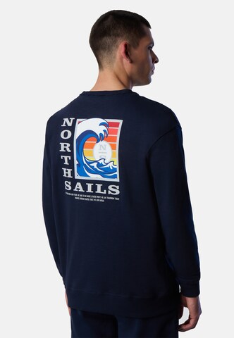 North Sails Sweatshirt in Blauw