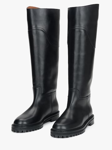 Estro Overknees '67-3011'‌ in Schwarz