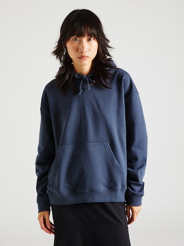 WEEKDAY Sweatshirt in Blauw: voorkant