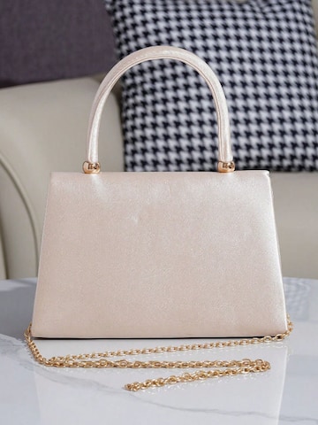 Tomshop24-7 Handbag 'Satin-Abendtasche Flora' in Beige