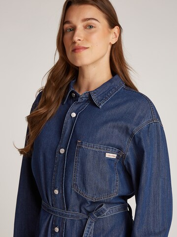 Abito camicia di Calvin Klein Jeans in blu