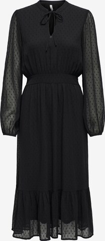 Robe 'WENDY' ONLY en noir : devant