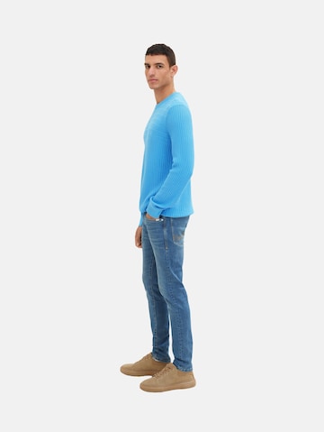 TOM TAILOR Slimfit Jeans 'Troy' in Blauw