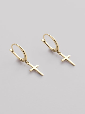 REYTEL Earrings 'CROSS' in Yellow