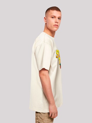 T-Shirt 'Stranger Things Comic Heads Netflix TV Series' F4NT4STIC en beige