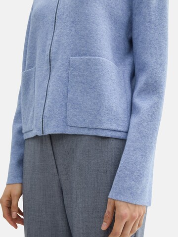 TOM TAILOR Strickjacke in Blau