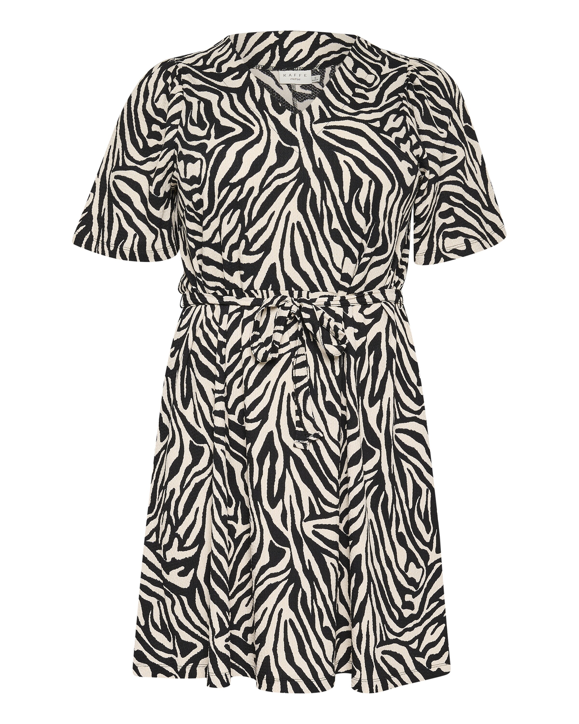 KAFFE CURVE Šaty 'Elisy' – mix barev: přední strana