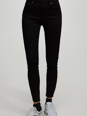 Pull&Bear Skinny Jeansy w kolorze czarny