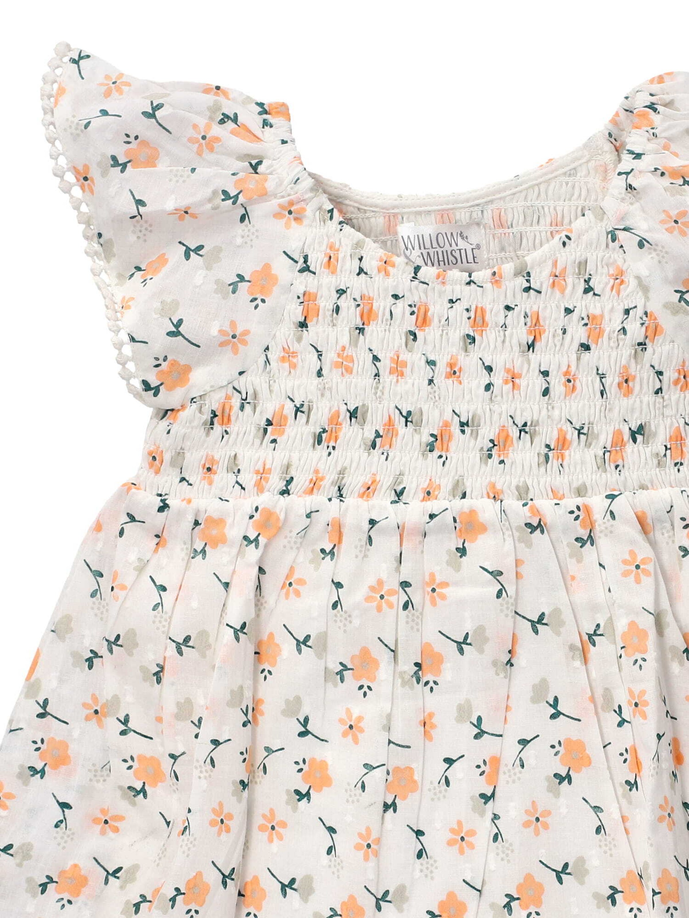 Rock a Bye Baby Boutique Kleid 'Blume' in Weiß