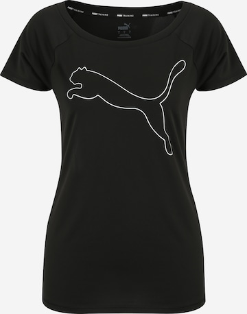 PUMA Performance Shirt in Black: front