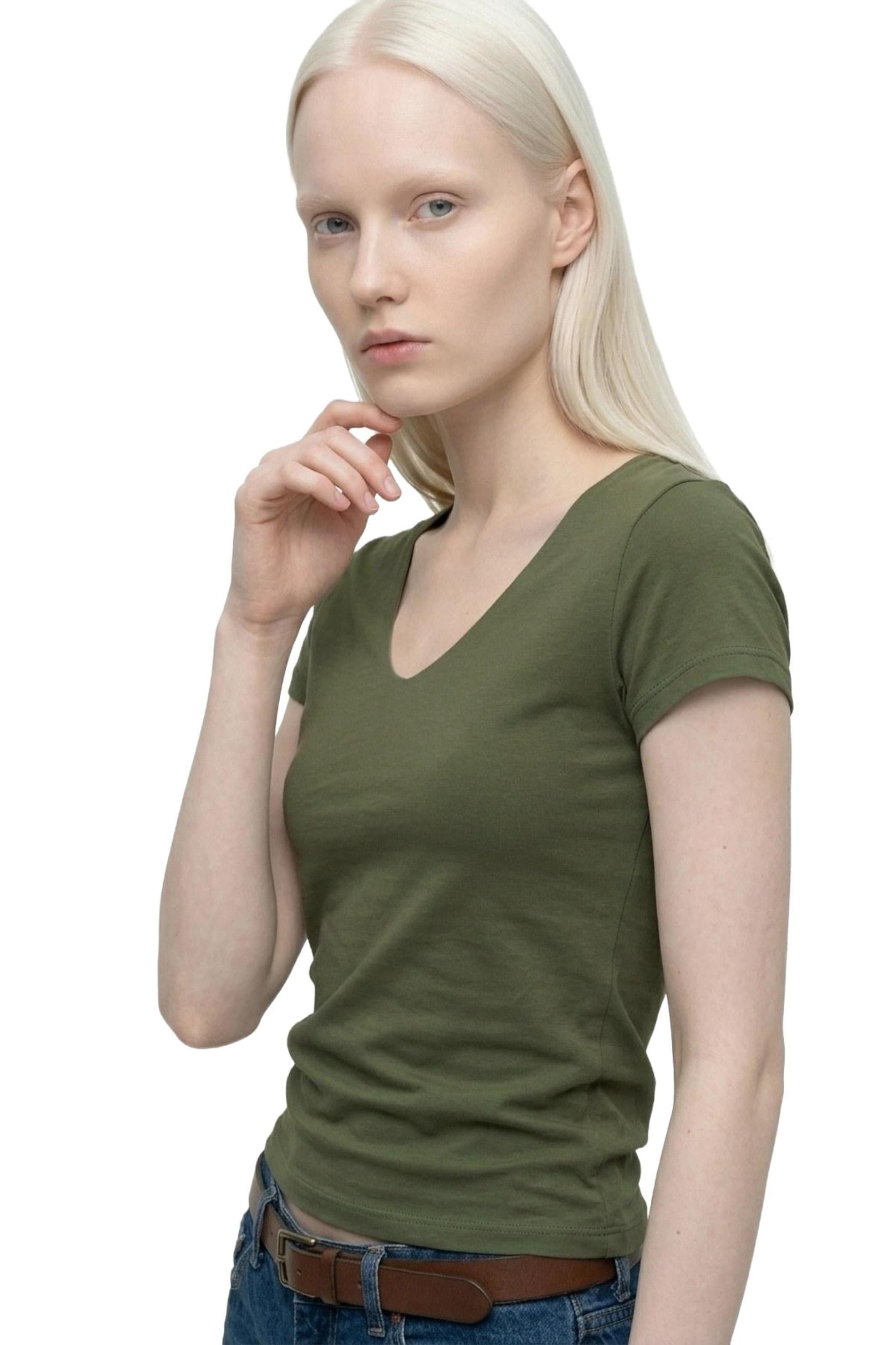 T-shirt Alexa Dash en vert : devant