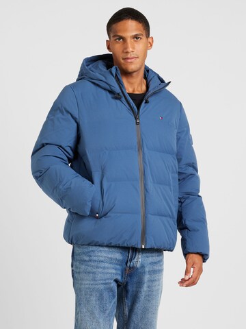 TOMMY HILFIGER Zimní bunda – modrá: přední strana