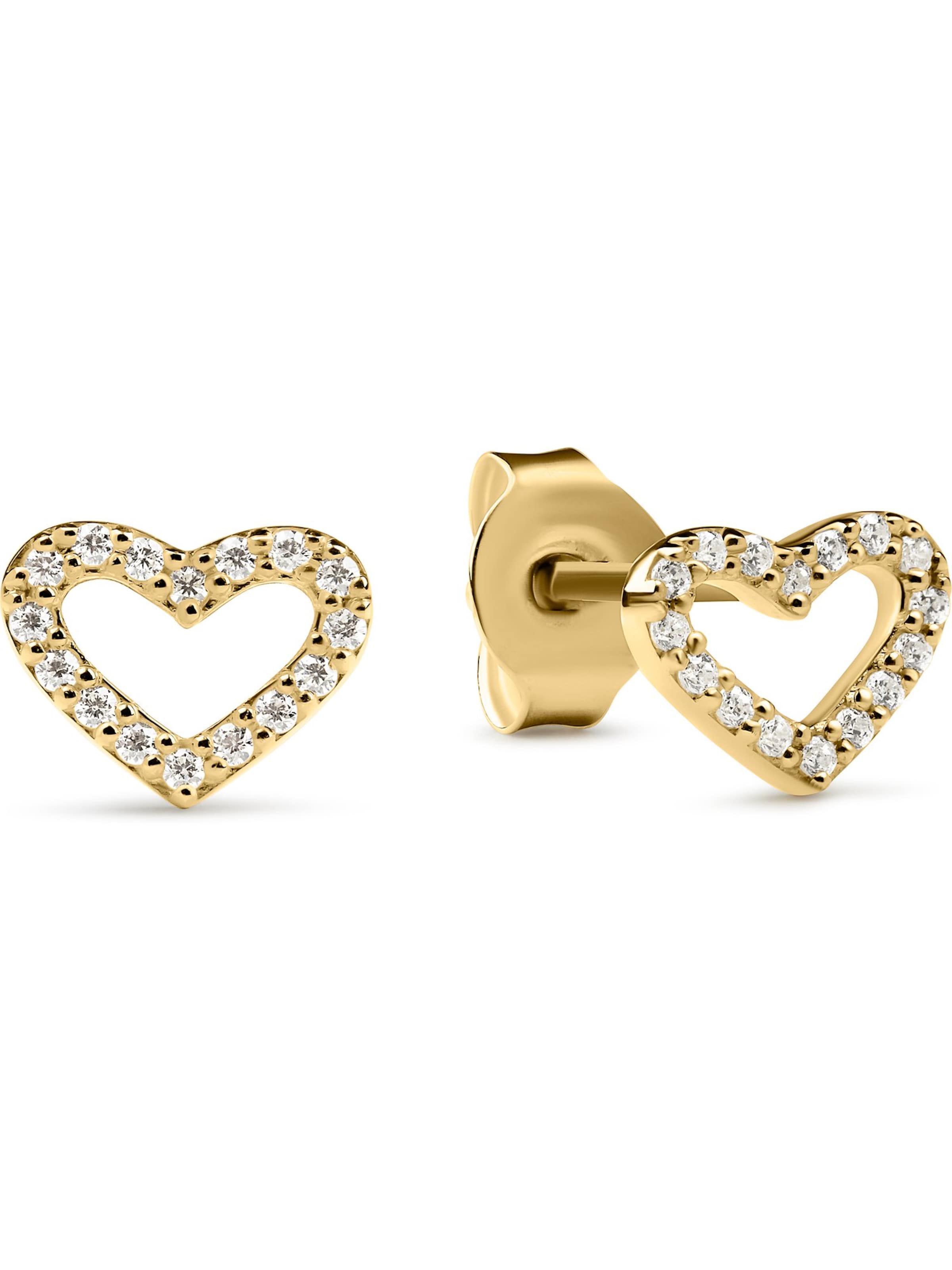 FAVS Ohrringe in Gelb: Vorderseite