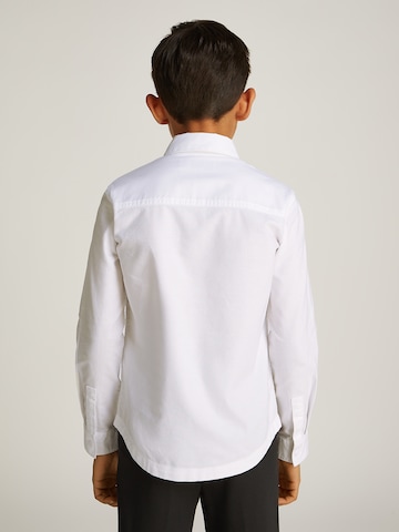 Calvin Klein Jeans Regular fit Button Up Shirt 'REG. COTTON OXFORD SHIRT' in White