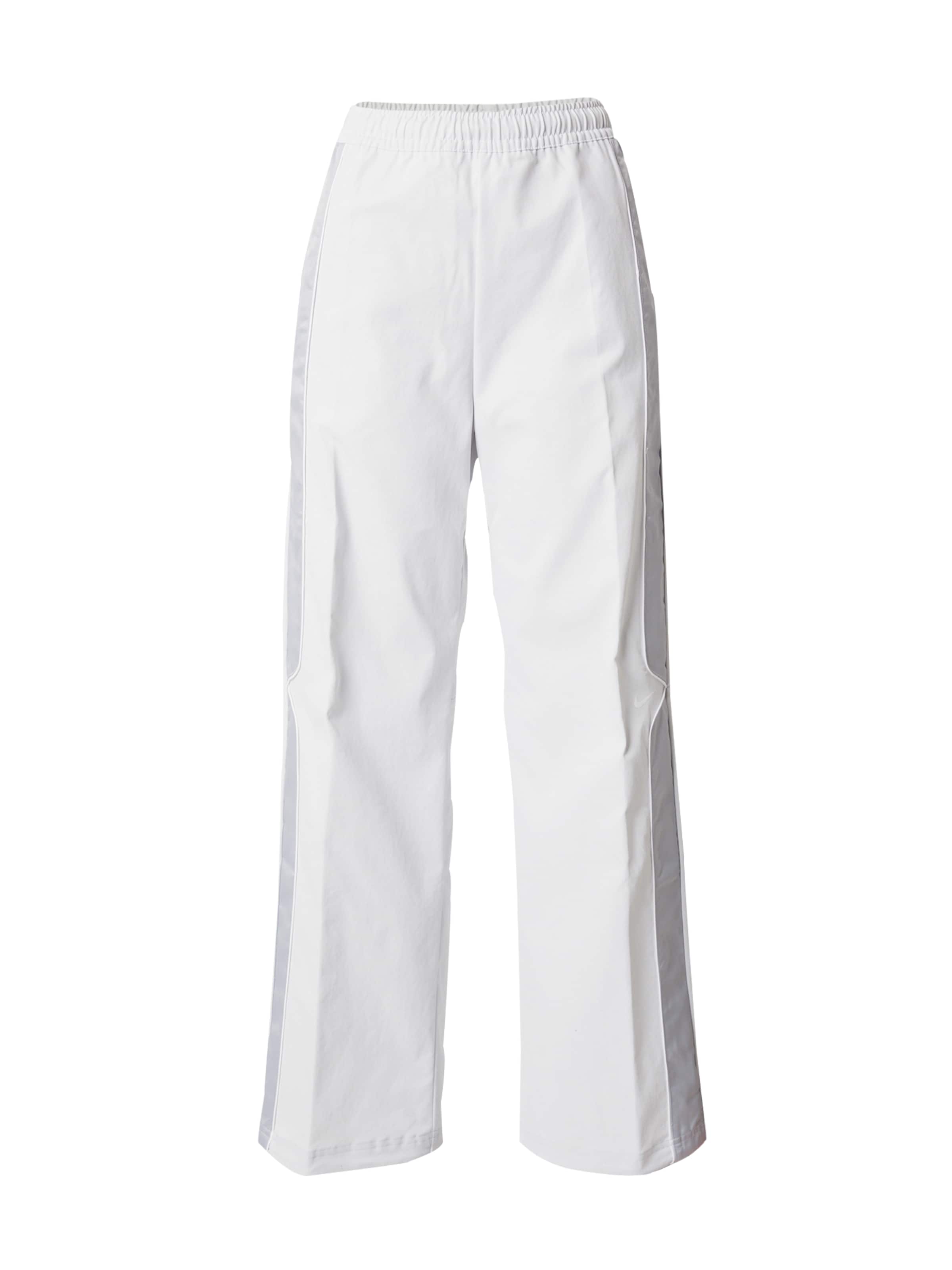 Nike Sportswear Lużny krój Spodnie w kolorze biały: przód