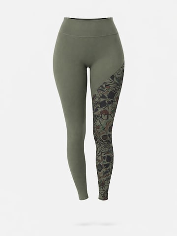 LEAFLETIC Skinny Leggings 'Leafletic Women`s Long Length Legging' in Green: front