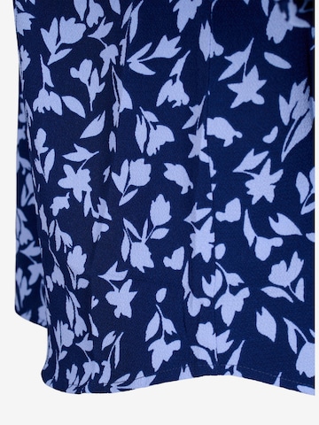 Zizzi Bluse 'Cannii' in Blau