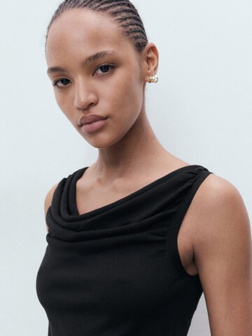 Top 'GIGI' de la MANGO pe negru