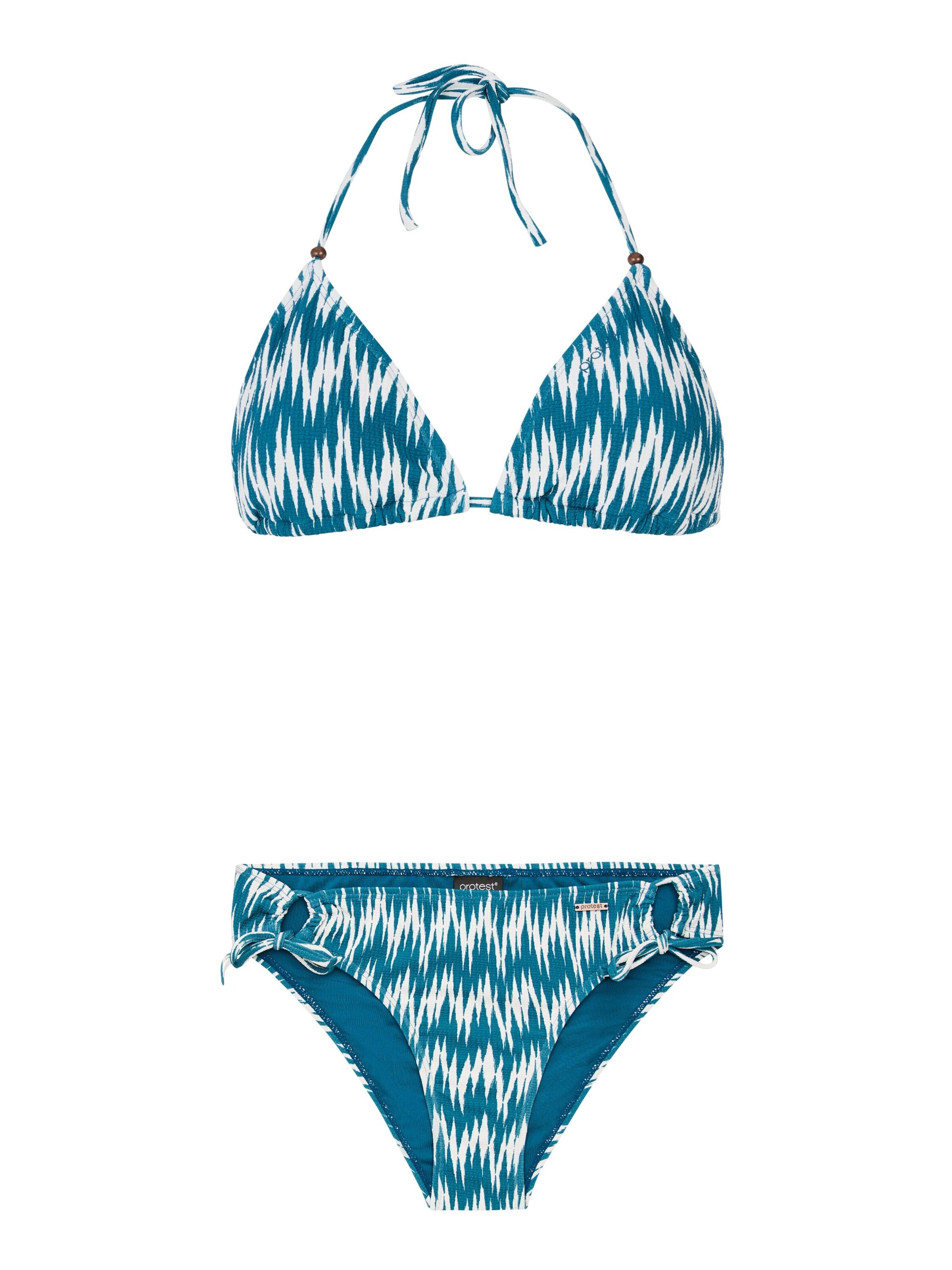 PROTEST Triangel Bikini 'PRTSparks'‌‌‌‌‌‌‌‌‌ in Blau: Vorderseite