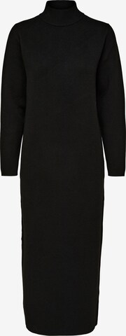 SELECTED FEMME Knitted dress 'Merla' in Black: front