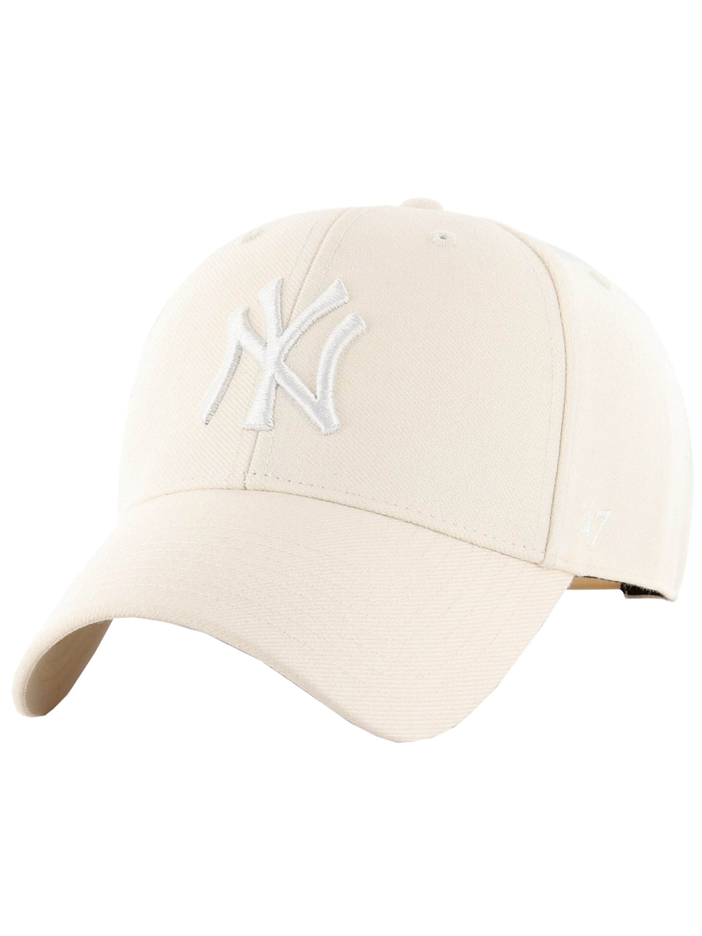 47 Cap in Beige: front