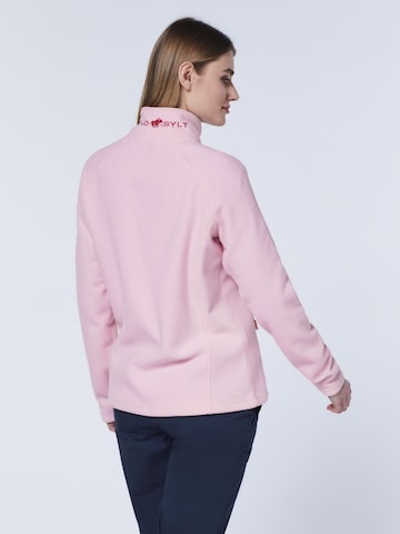 Polo Sylt Fleece Jacket in Pink