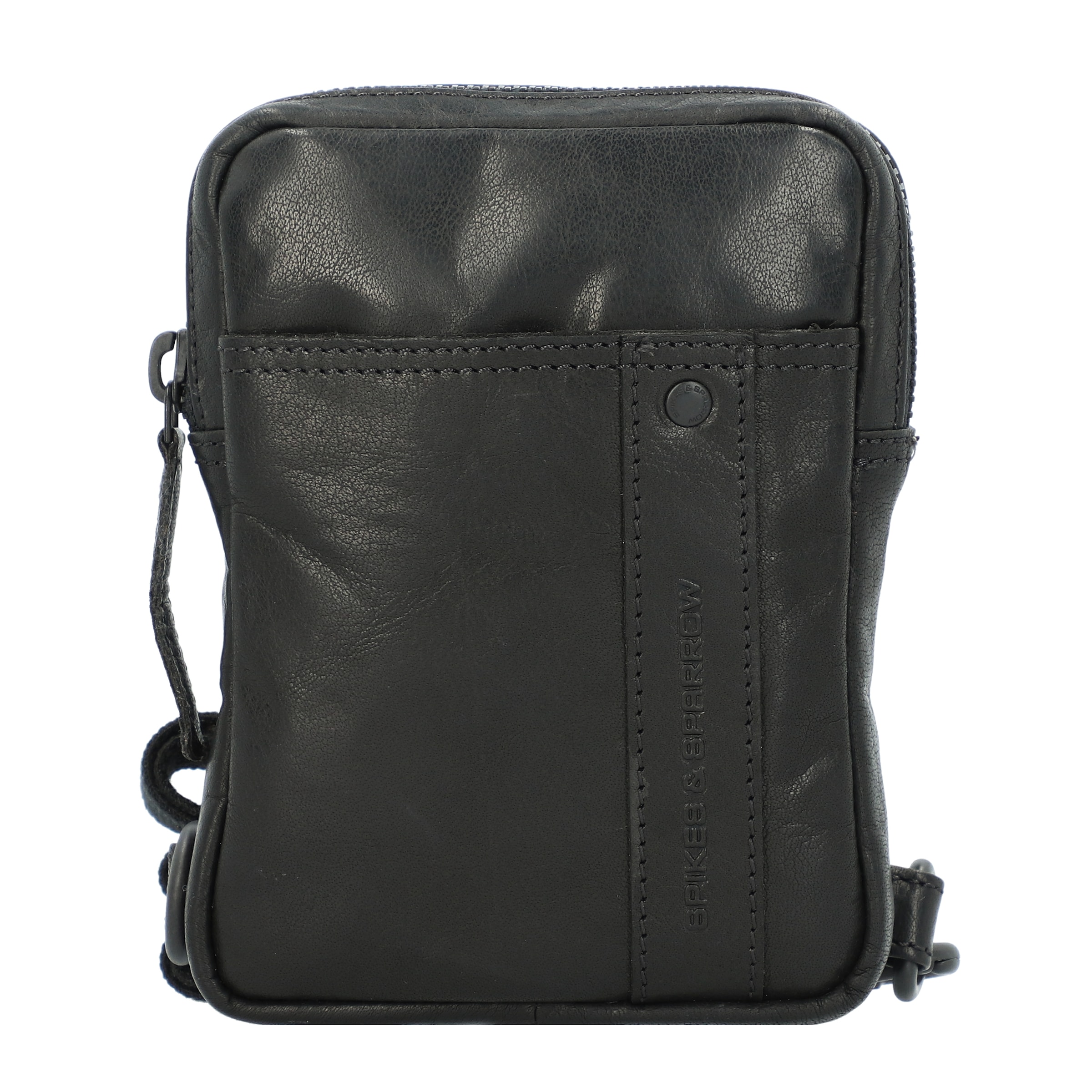 Spikes & Sparrow Tasche in Schwarz: Vorderseite