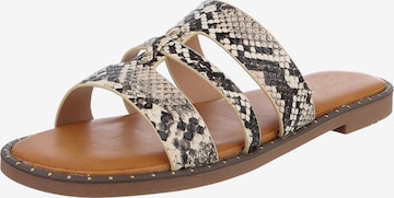 Ital-Design Pantolette in Grau: Vorderseite