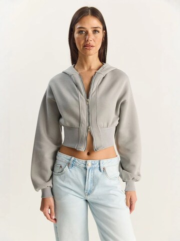 Giacca di felpa di Bianco Lucci in verde: frontale