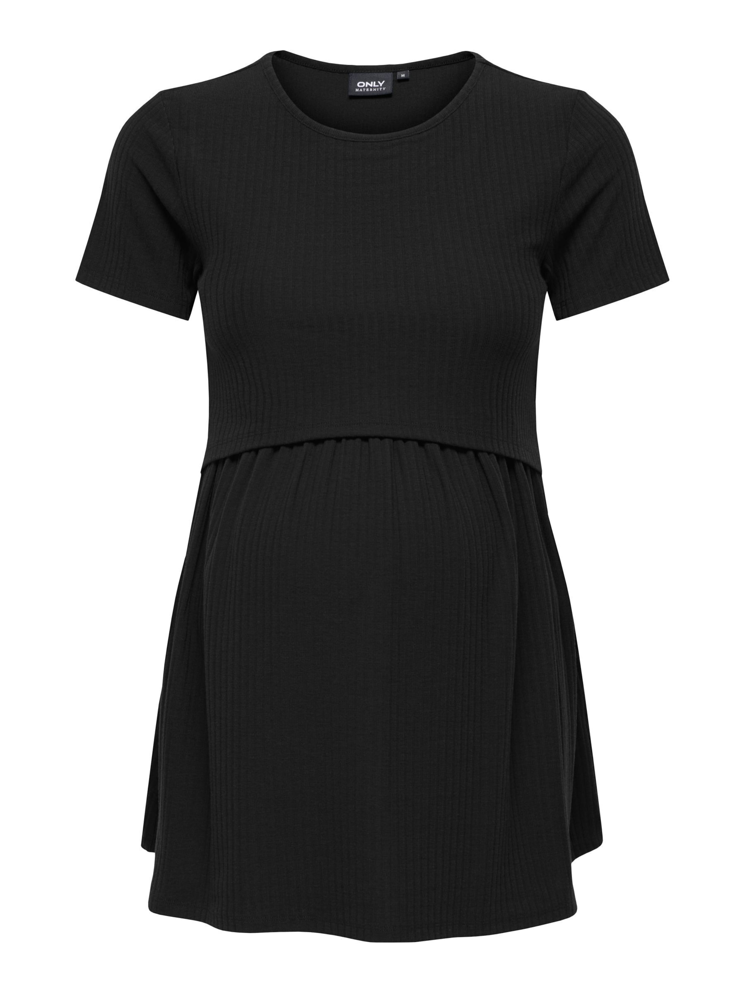 Only Maternity - Camiseta 'OLMMalaya' en negro: frente
