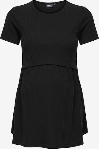 Only Maternity - Camiseta 'OLMMalaya' en negro: frente