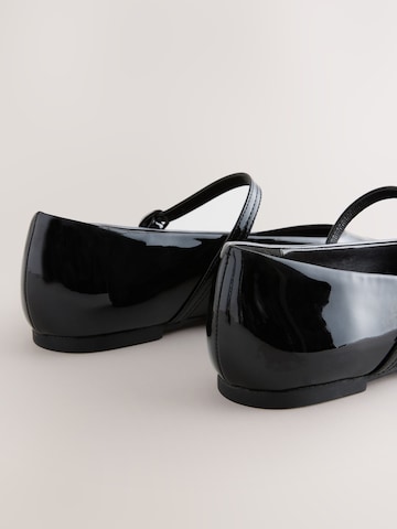 Next Балетки с ремешком 'Forever Comfort' в Черный