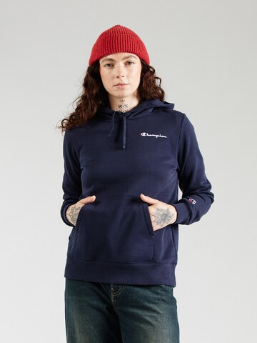 Felpa di Champion Authentic Athletic Apparel in blu: frontale