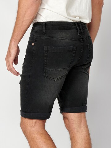 KOROSHI Regular Shorts in Schwarz